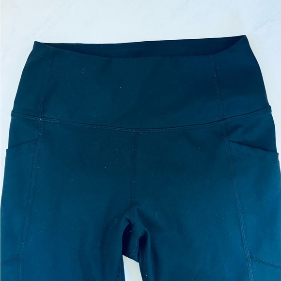 GapFit High Rise Power Crop Leggings Black - Picture 10 of 13